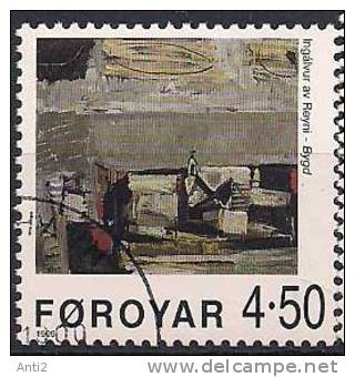 Faroe Islands 1999 Art - Ingalvur Av Reini - Village - Mi 362  Cancelled (o) - Féroé (Iles)