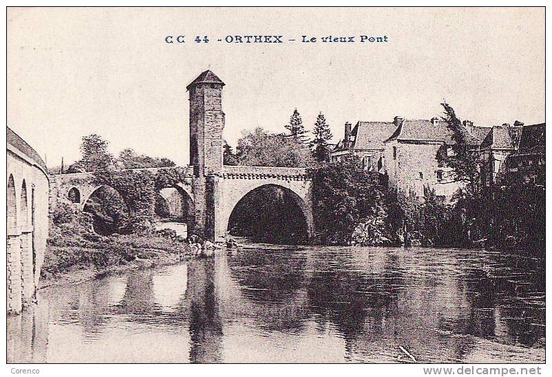 9461    ORTHEZ   Le Vieux Pont    Circulée   1933 - Orthez
