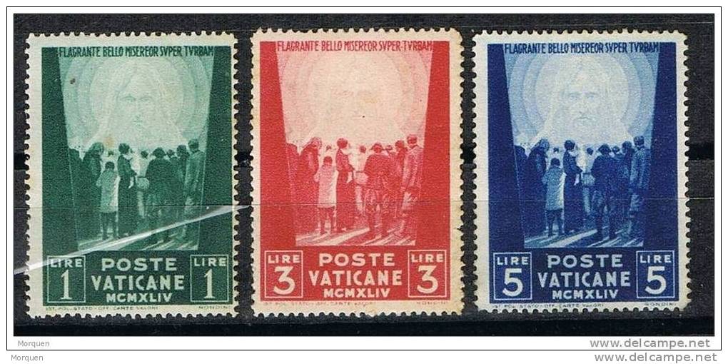 Lote 3 Series, VATICANO  Yvert Num 95-97, 215-217, 218-220 * - Neufs