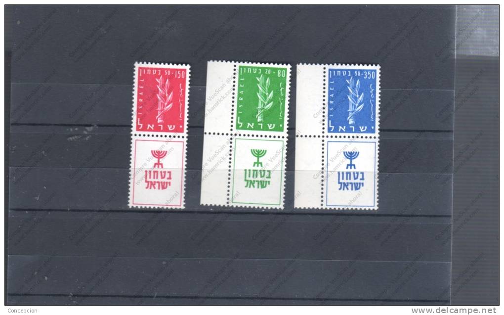 ISRAEL  Nº 116/18 - Neufs (avec Tabs)