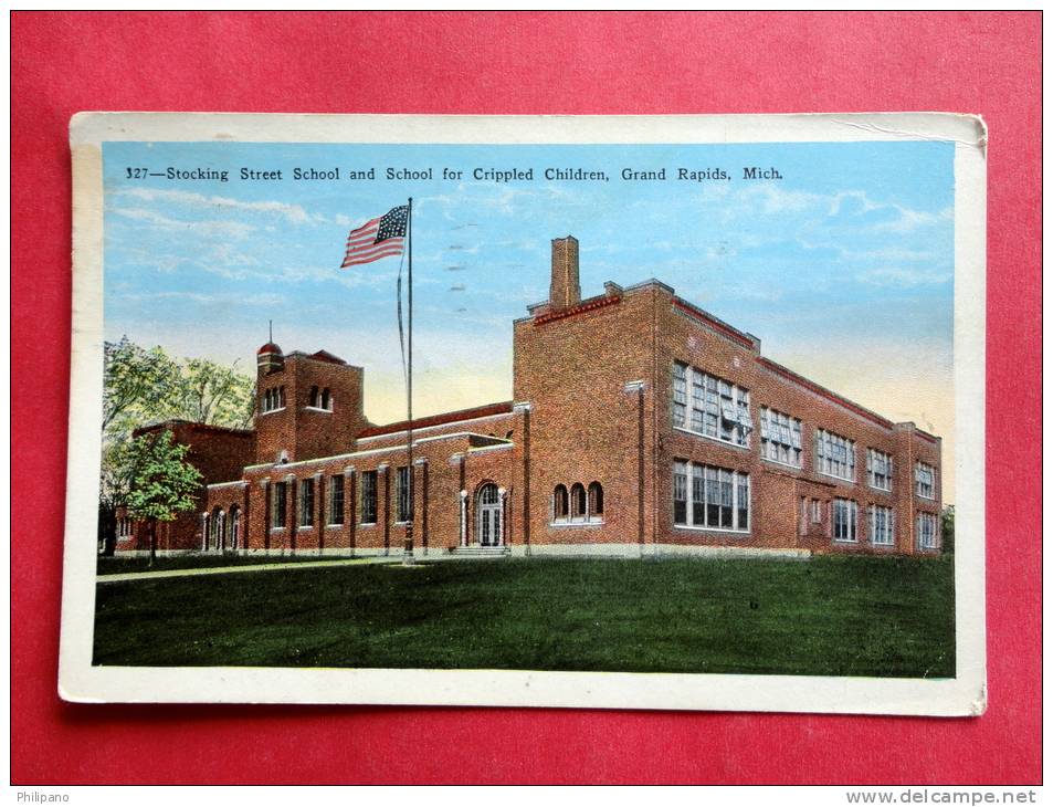 Michigan > Grand Rapids   School For Crippled Children 1931 Cancel------------ Ref  545 - Grand Rapids