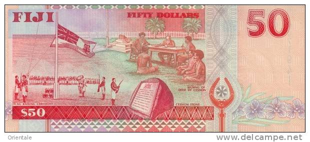 FIJI P. 100a 50 D 1996 UNC - Fidji