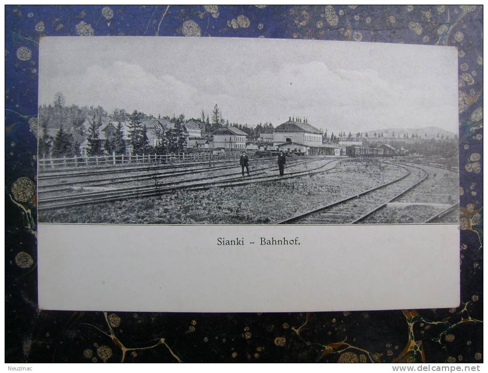 Poland-Sianki-cca 1910         (1434) - Gares - Sans Trains