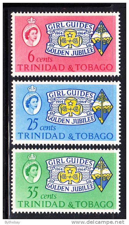 Trinidad & Tobago MNH Scott #113-#115 50th Anniversary Of Girl Guides In Trinidad & Tobago - Trinité & Tobago (1962-...)