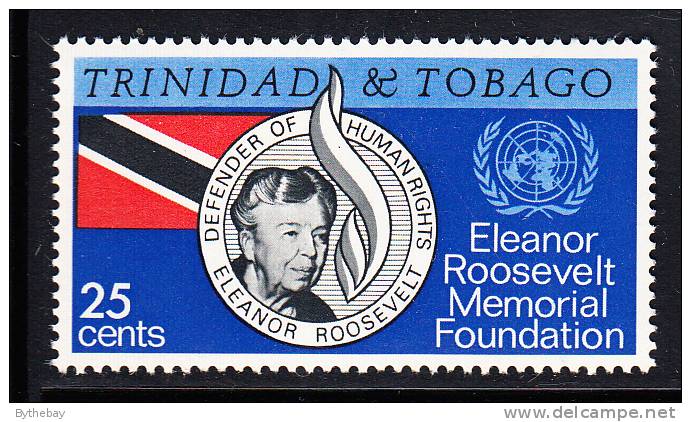 Trinidad & Tobago MNH Scott #118 25c Eleanor Roosevelt - Trinité & Tobago (1962-...)