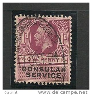 UK - KINGS  - REVENUE STAMPS  -  1924 CONSULAR SERVICE  - USED - Steuermarken