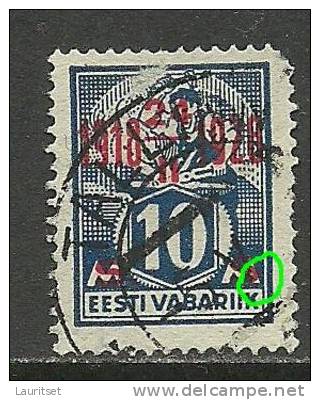 Estland Estonie Estonia 1928 Michel 72 + OPT ERROR E: 12 - Estland