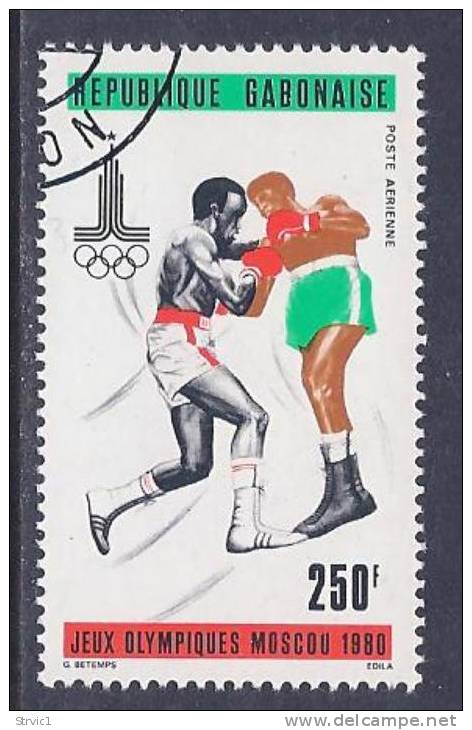 Gabon, Scott # C237 Used Olympic Boxing, 1980 - Gabon