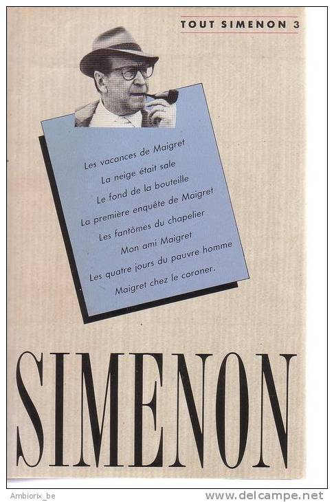 Simenon - Tome 3 - Edition France Loisir 1988 - Belgische Schrijvers