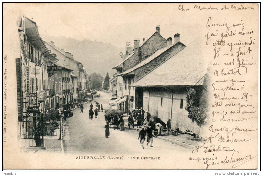 Savoie. Aiguebelle. Rue Centrale - Aiguebelle