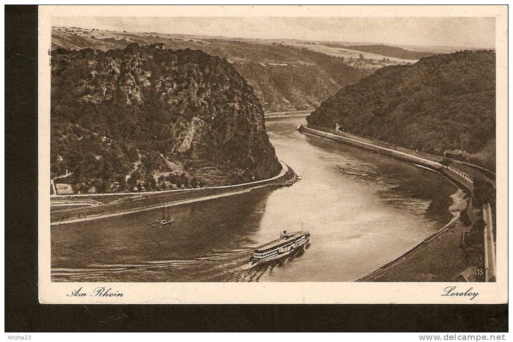 504. Germany, Am Rhein - Loreley - Pass Post In 1930 - Kratz. Koln-E. - Loreley