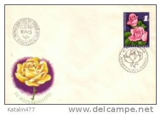 1972. Hungary, Roses Exposition,, FDC - FDC