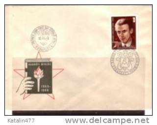 1972. . Hungary, , M.Radnóti, Famous Poet, ,FDC - FDC