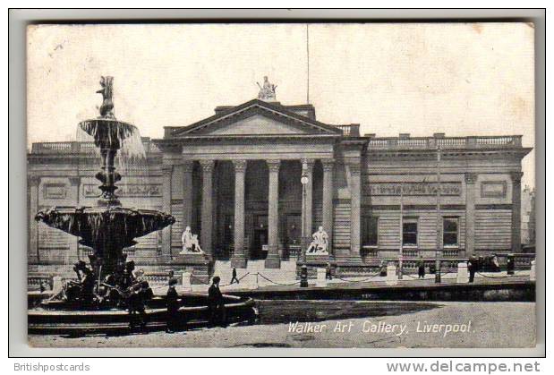 Liverpool - Walker Art Gallery - Postcard 1915 - Liverpool