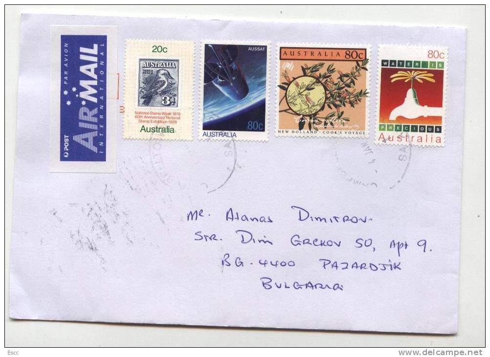 Mailed Cover With Stamps  From  Australia - Storia Postale