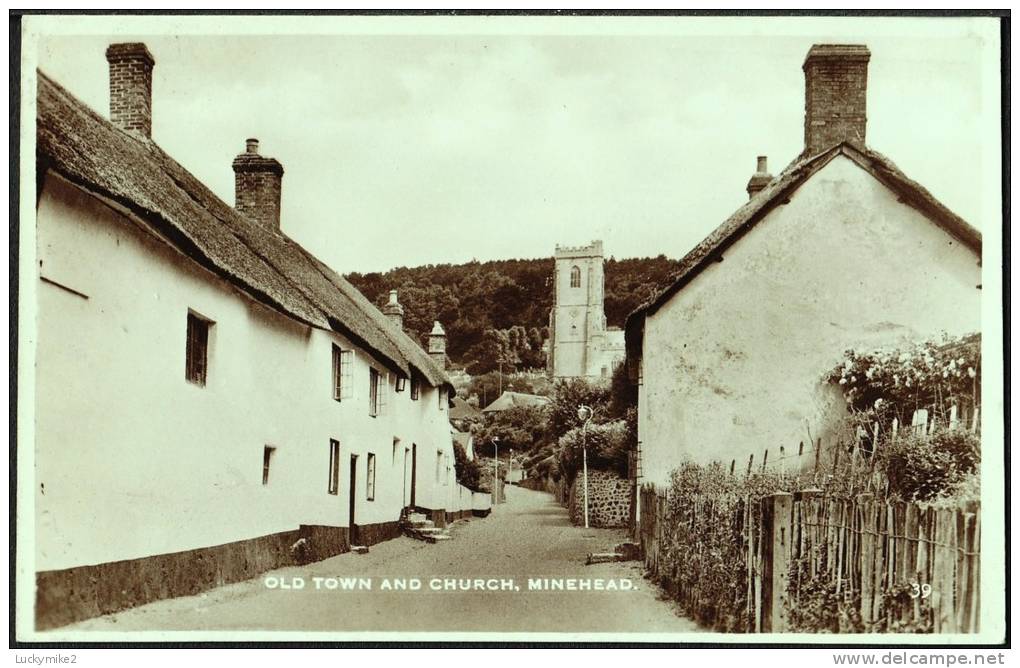 "Old Town And Church, Minehead",   C1945.       So-109 - Minehead