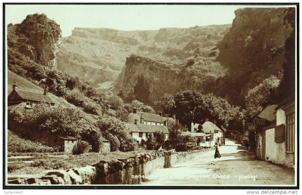 "Lion Rock And Cheddar Gorge",   C1930.       So-112 - Cheddar