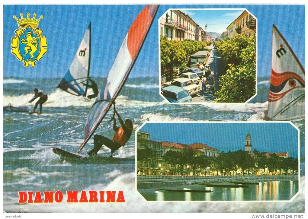 Italy, Diano Marina, Riviera Dei Fiori, 1986 Used Postcard [P9696] - Imperia