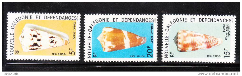 New Caledonia 1984 Seashells MNH - Unused Stamps