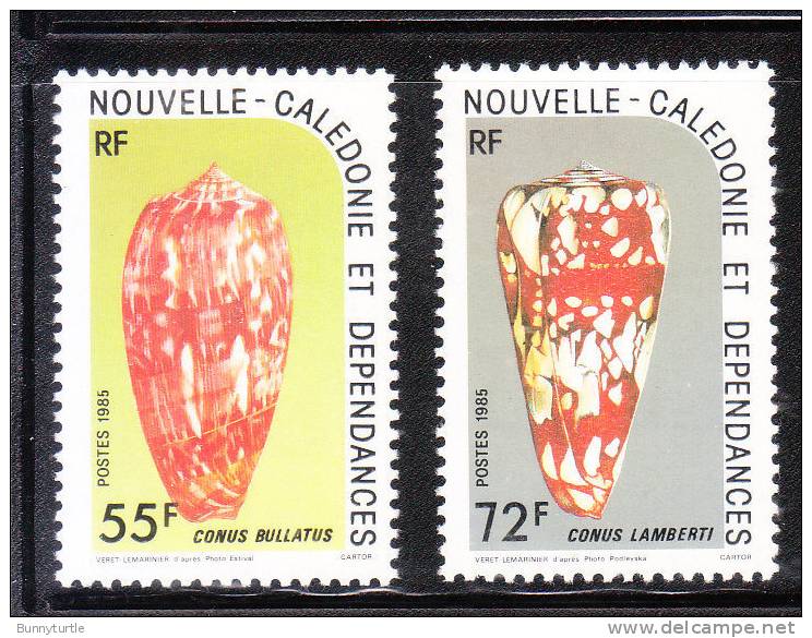 New Caledonia 1985 Seashells MNH - Unused Stamps