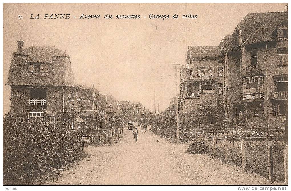 75 LA PANNE : Avenue Des Mouettes - Groupe De Villas - - De Panne