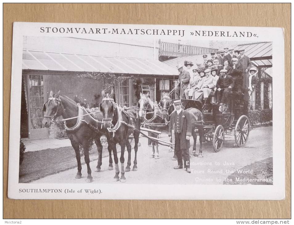 SINGAPORE , STOOMVAART,MAATSCHAPPIJ, " NEDERLAND", Southampton, Excursion To JAVA - Singapur