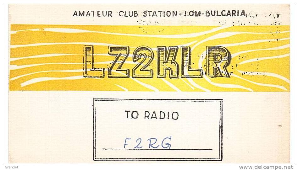 CARTE RADIO QSL - BULGARIE  - 1974. - Radio Amateur