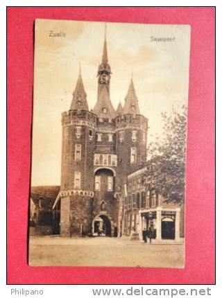 Netherlands > Overijssel > Zwolle  Sassenpoort  1911 Cancel == === == = ==   Ref 546 - Zwolle