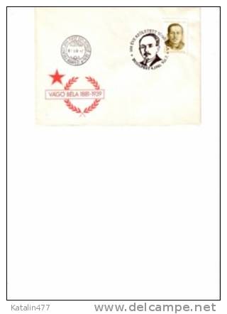 1981.. Hungary,  100th Birthday Of Béla Vágó,  FDC - FDC