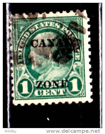 Canal Zone 1924 1 Cent Ben Franklin Issue #71 - Zona Del Canale / Canal Zone