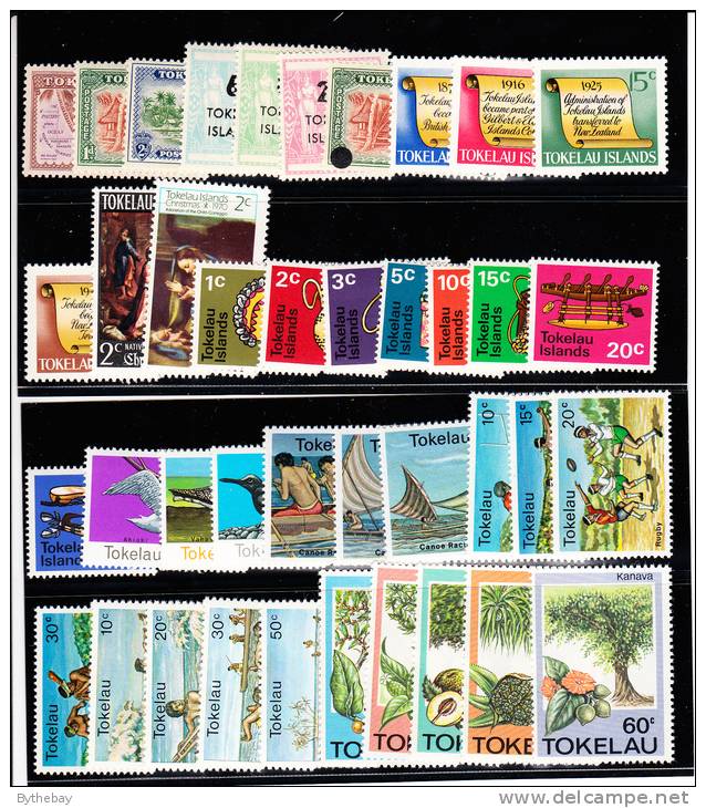 Tokelau Packet Of 40 Different MNH Postage Stamps - Vrac (max 999 Timbres)