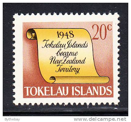 Tokelau MNH Scott #19 History Of Tokelau - 20c Scroll - New Zealand Colony - Tokelau