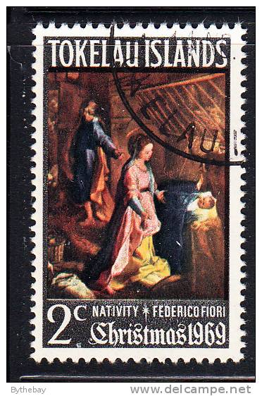 Tokelau Used Scott #20 Nativity By Frederico Fiori - Christmas - Tokelau