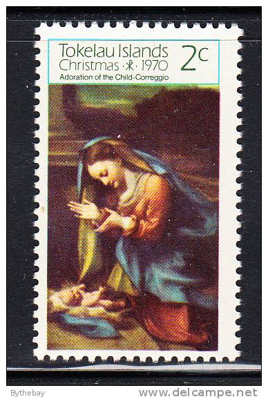 Tokelau MNH Scott #21 2c Adoration By Correggio - Christmas - Tokelau