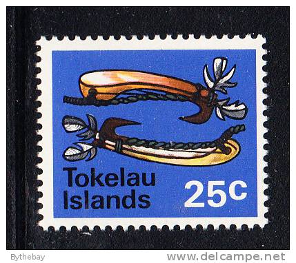 Tokelau MNH Scott #32 25c Fish Hooks - Native Handicrafts - Tokelau