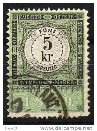 PERIODO LOMBARDO VENETO - MARCA DA BOLLO _ 5 Kr. - Steuermarken