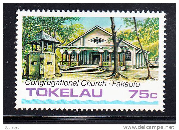 Tokelau MNH Scott #125 75c Fakaofo Congegational Church - Public Buildings And Churches - Tokelau