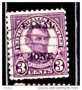 Canal Zone 1927 3 Cent Lincoln Issue #102 - Zona Del Canale / Canal Zone