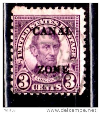 Canal Zone 1927 3 Cent Lincoln Issue #102 - Zona Del Canale / Canal Zone