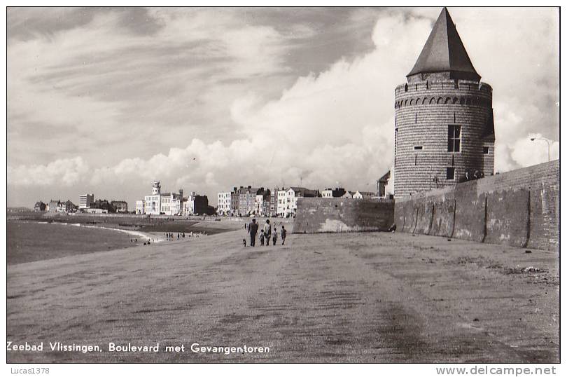 ZEEBAD VLISSINGEN / BOULEVARD MET GEVANGENTOREN - Vlissingen