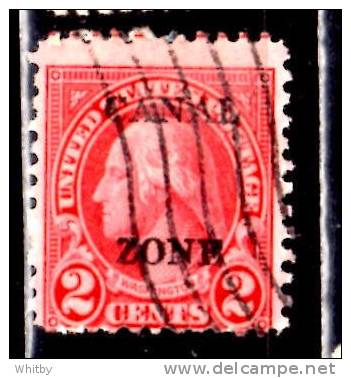 Canal Zone 1926 2 Cent Washington Issue #101  Paper Remenant - Canal Zone
