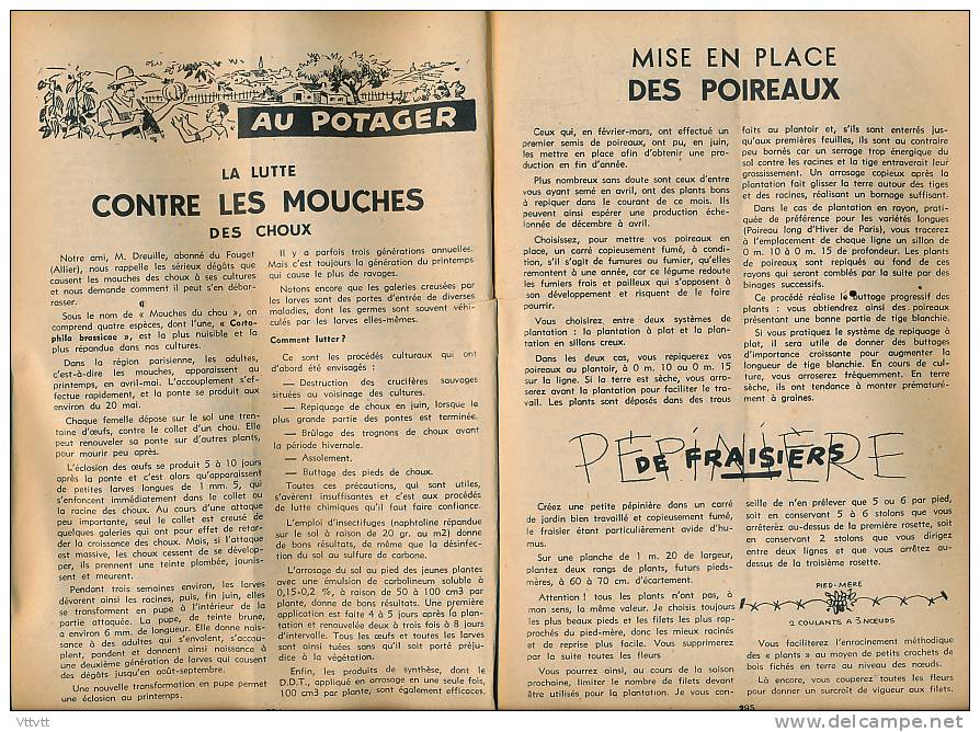 L&acute;AMI DES JARDINS (juillet 1948) : La Maison, La Basse-Cour, Le Rucher (55 Pages) Les Choux, Taille En Vert Sur Pê - Garden