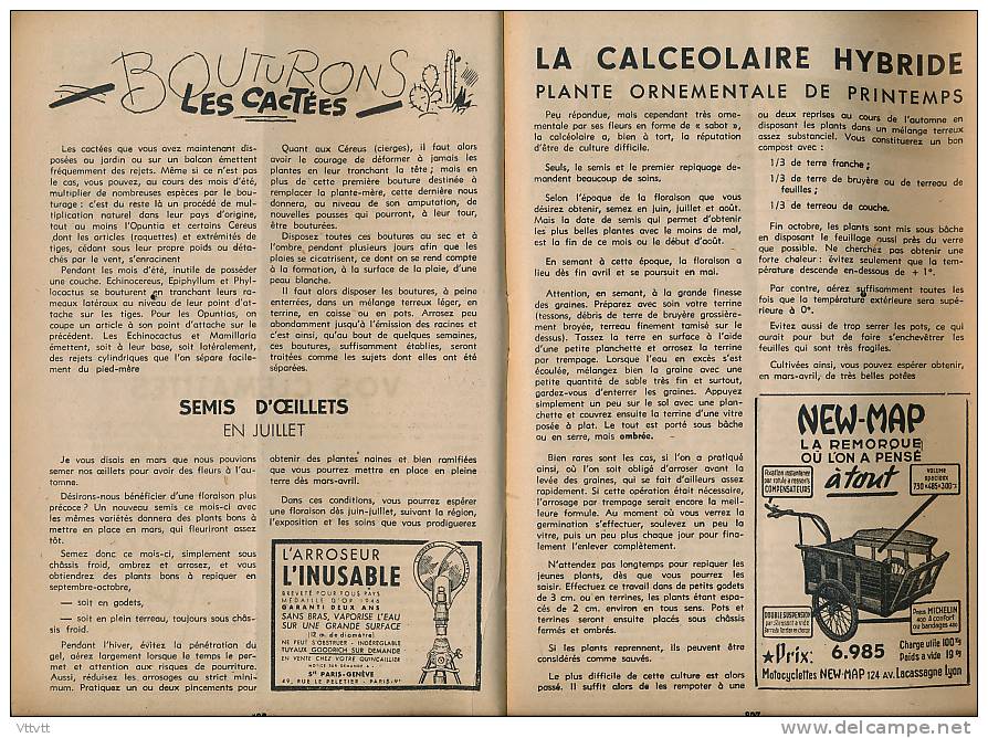 L&acute;AMI DES JARDINS (juillet 1948) : La Maison, La Basse-Cour, Le Rucher (55 Pages) Les Choux, Taille En Vert Sur Pê - Garden