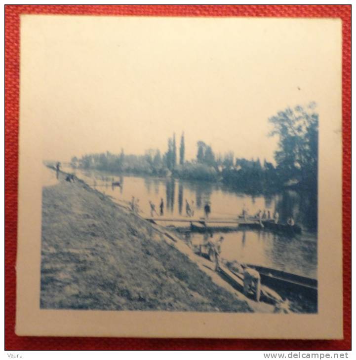 LOT DE 11 NEGATIFS DE VERASCOPE CONSTRUCTION D´UN PONT PAR LES SAPEURS MILITAIRES DU GENIE D´ANGERS 49 - Materiaal & Toebehoren