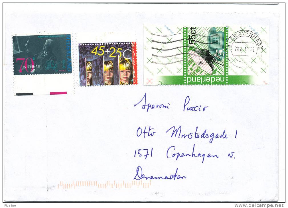 Netherlands Cover Sent To Denmark Gravenhage 29-6-2010 - Brieven En Documenten