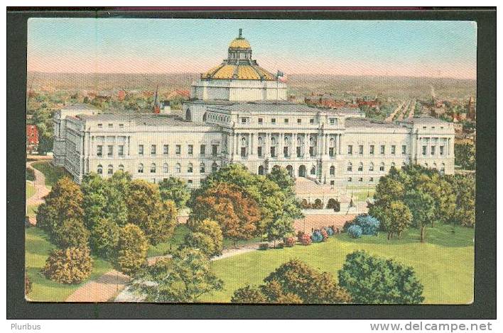 USA  ,  LIBRARY  OF CONGRESS , WASHINGTON  DC  , OLD  POSTCARD - Bibliothèques