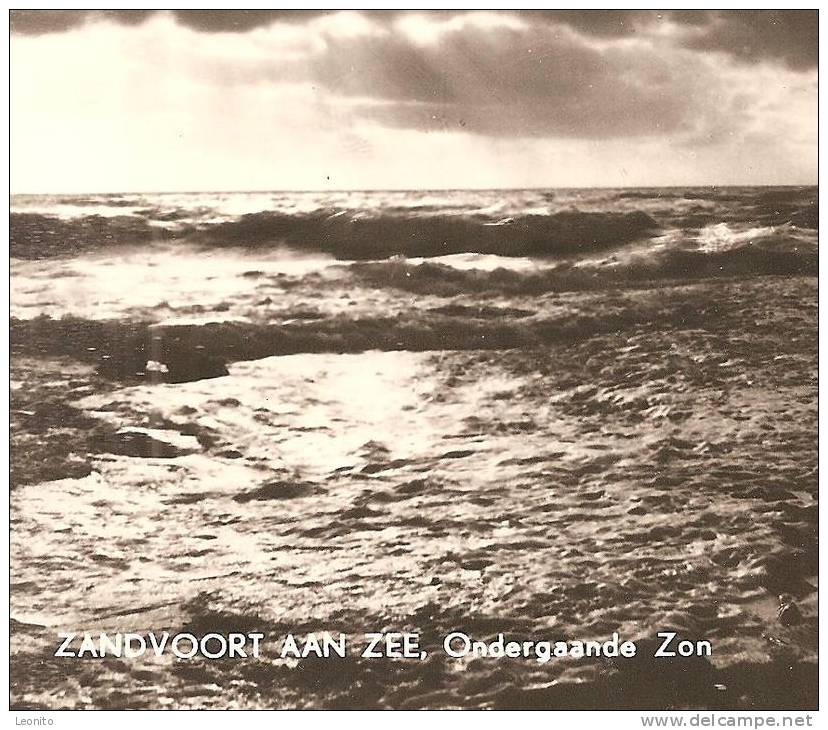 ZANDVOORT AAN ZEE Ondergaande Zon Ca. 1955 - Zandvoort