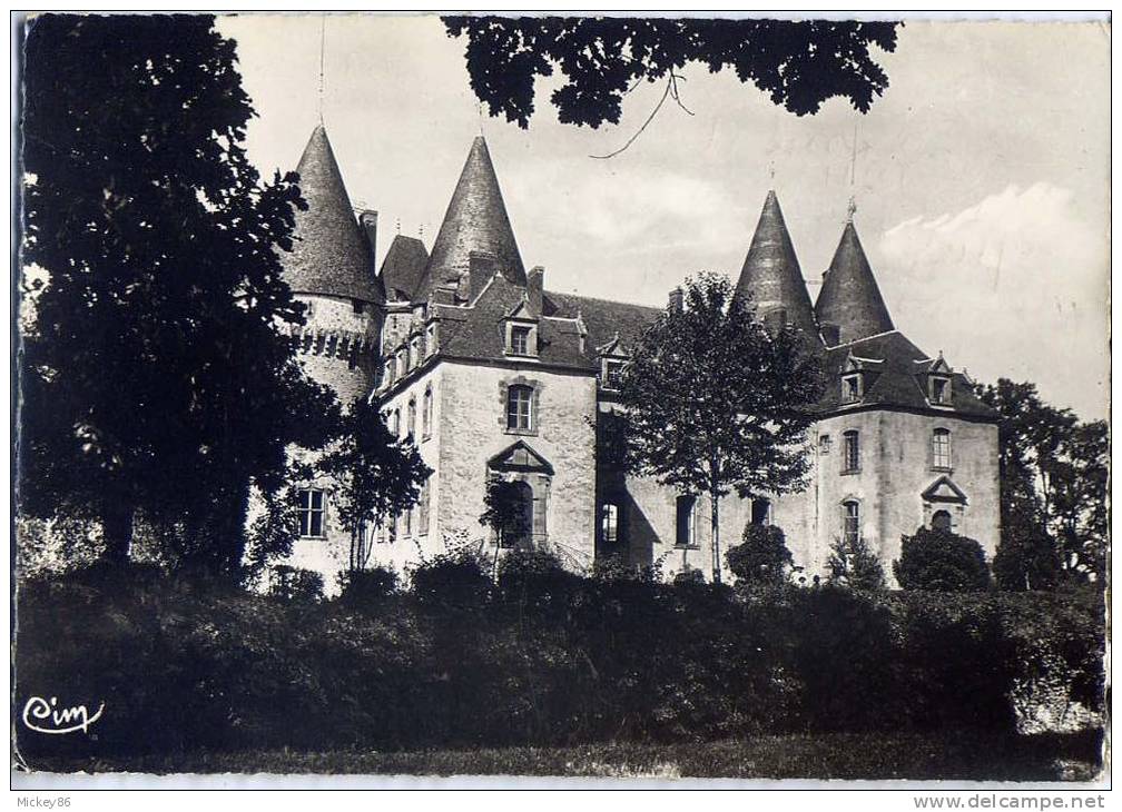 LUBERSAC--Le Chateau (vue Prise Du Parc) ,cpsm Gd Format N° 24 éd Combier - Other & Unclassified