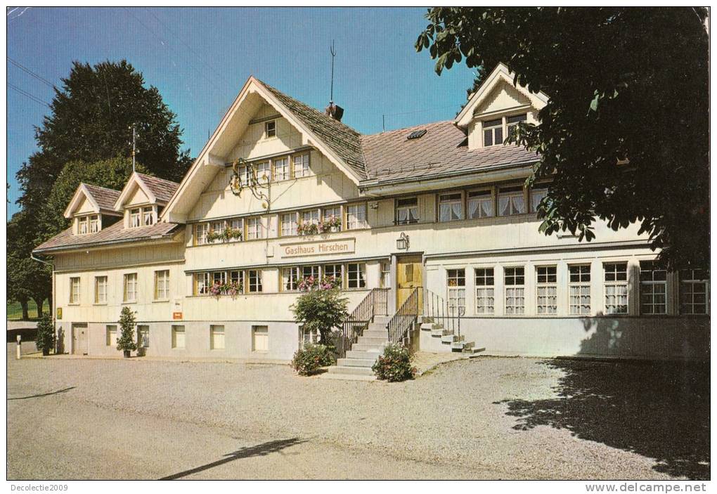 ZS33121 Suisse Schwellbrunn Gasthaus Z Hirschen Used Perfect Shape Back Scan At Request - Schwellbrunn