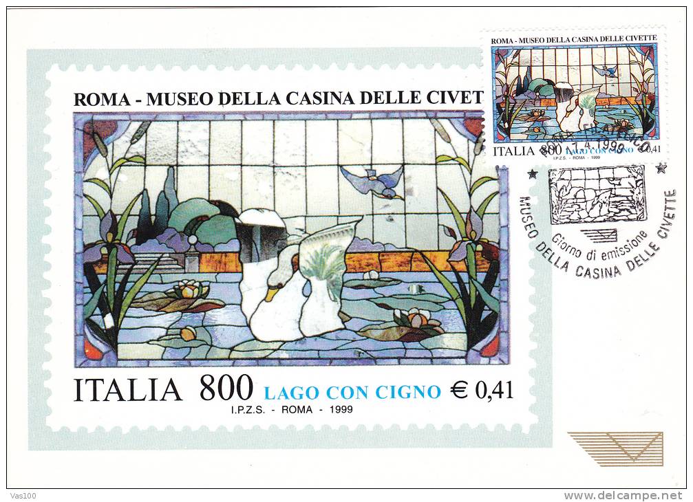 MUSEUM, 1999, CM. MAXI CARD, CARTES MAXIMUM, ITALY - Cartes-Maximum (CM)